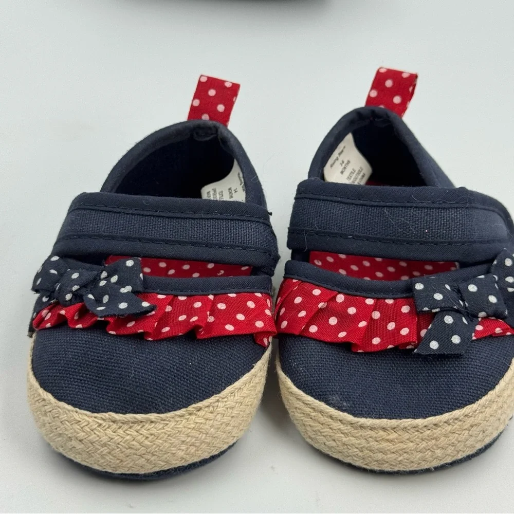 Baby Girl Shoe Bundle 3 Pairs 1 Dress 1 Soft Sneaker 1 Soft Boot Size 3/6 Months